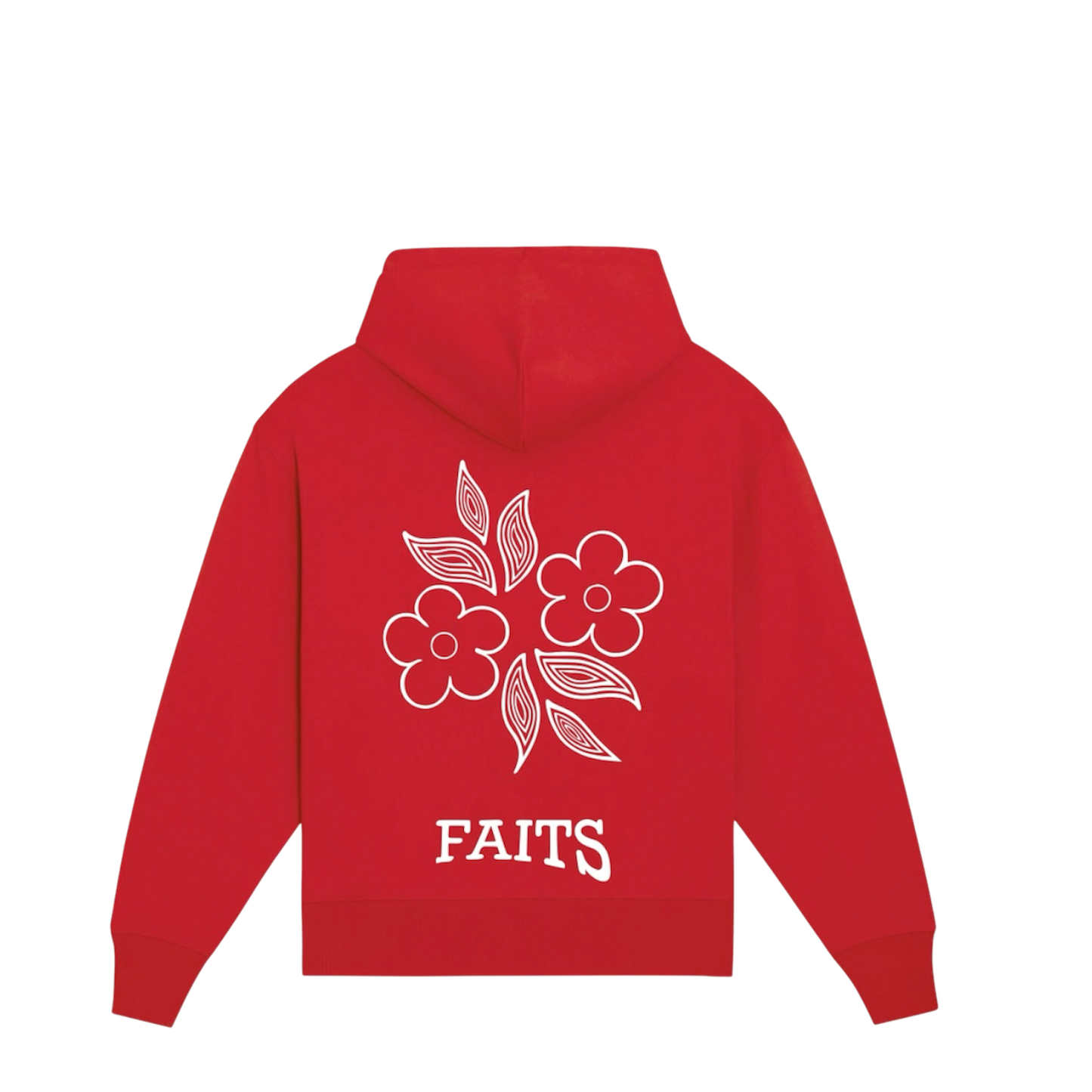 Flower Hoodie Red