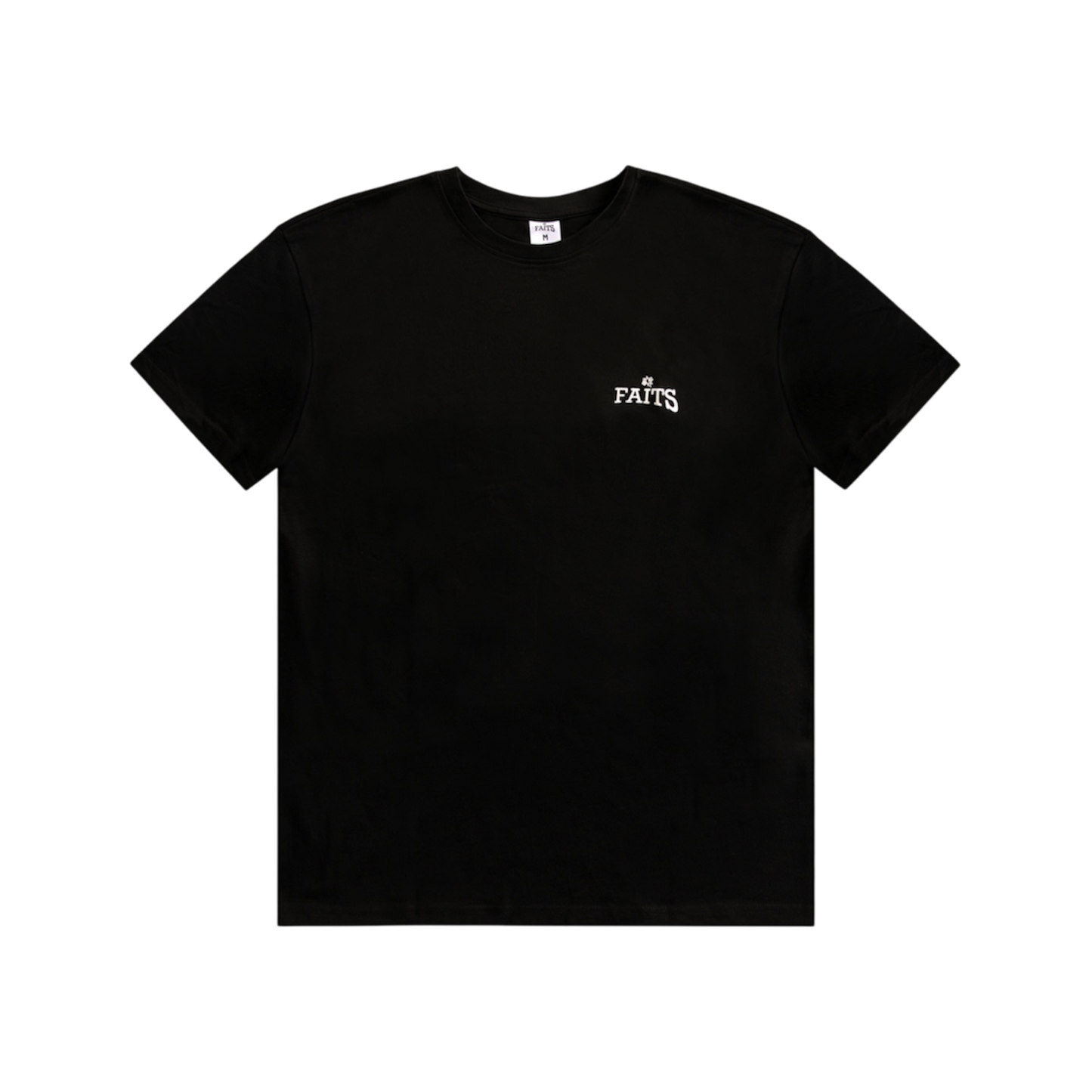 Faits Flower Black T-Shirt