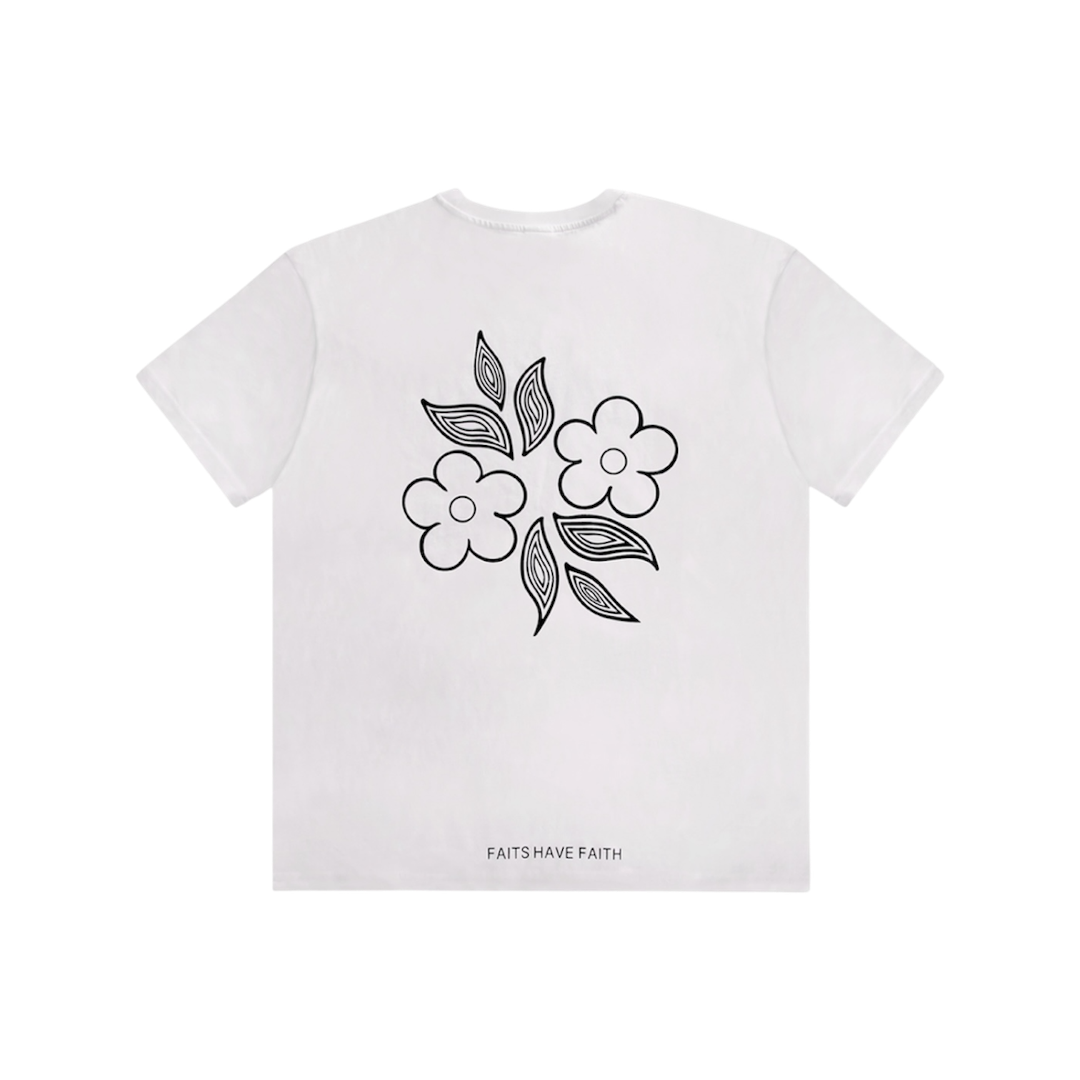 Faits Flower T-Shirt White