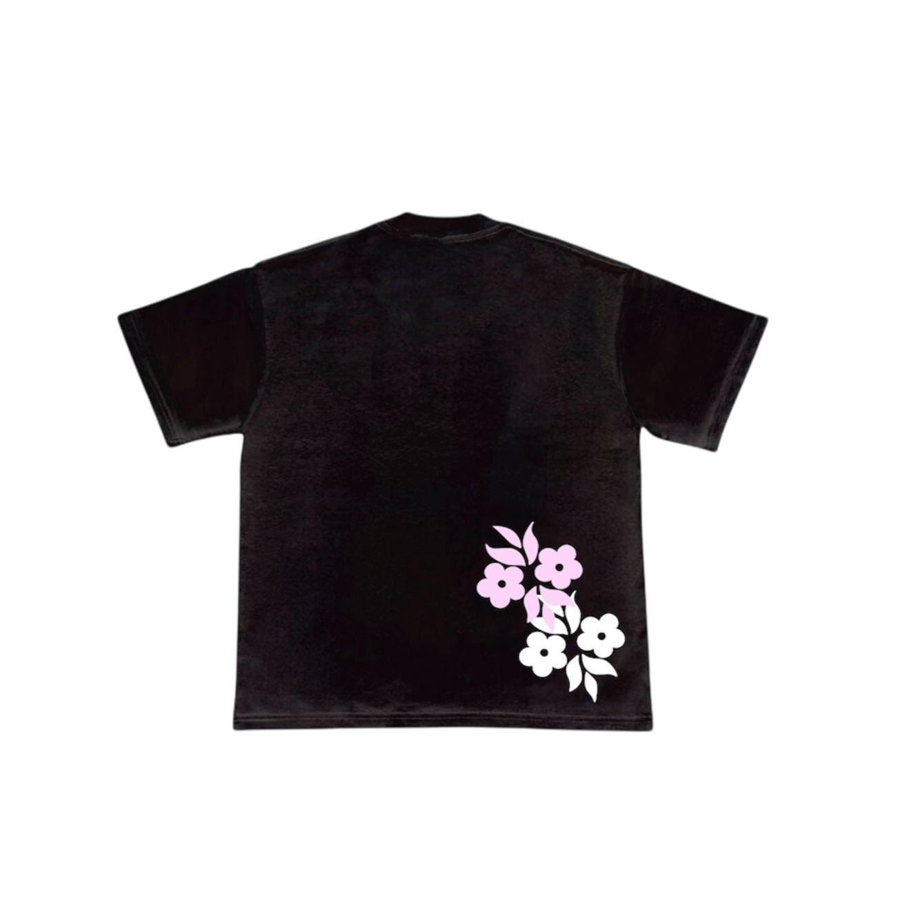 T-shirt met dubbele bloem