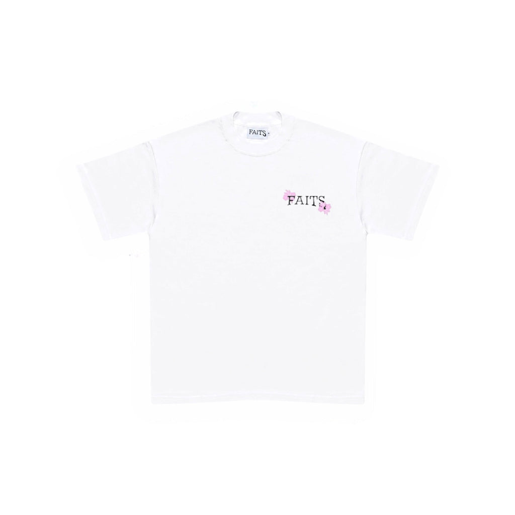 T-shirt met dubbele bloem