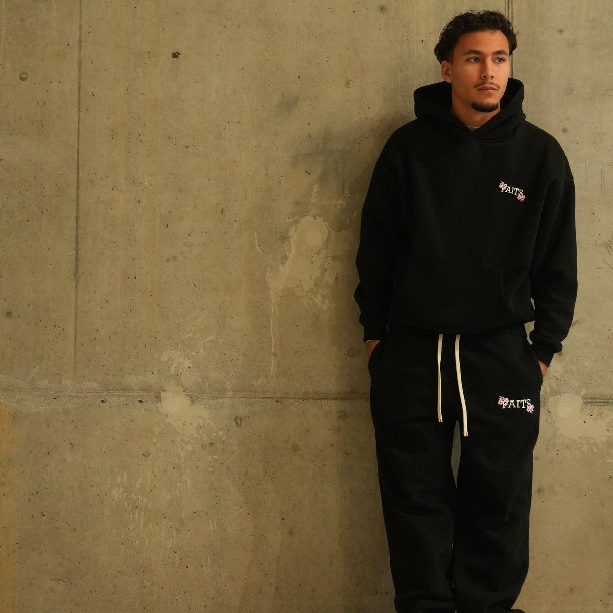 Logo Tracksuit Black