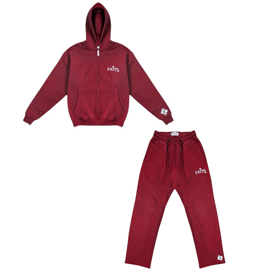 Circle Tracksuit Bordeaux