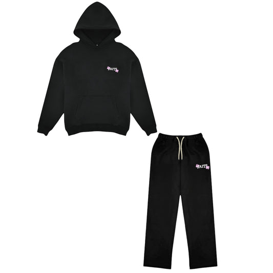 Logo Tracksuit Black