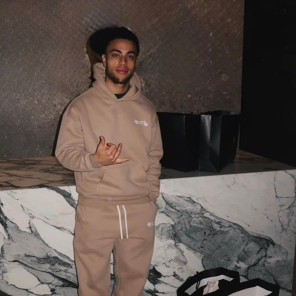 Logo Trousers Beige