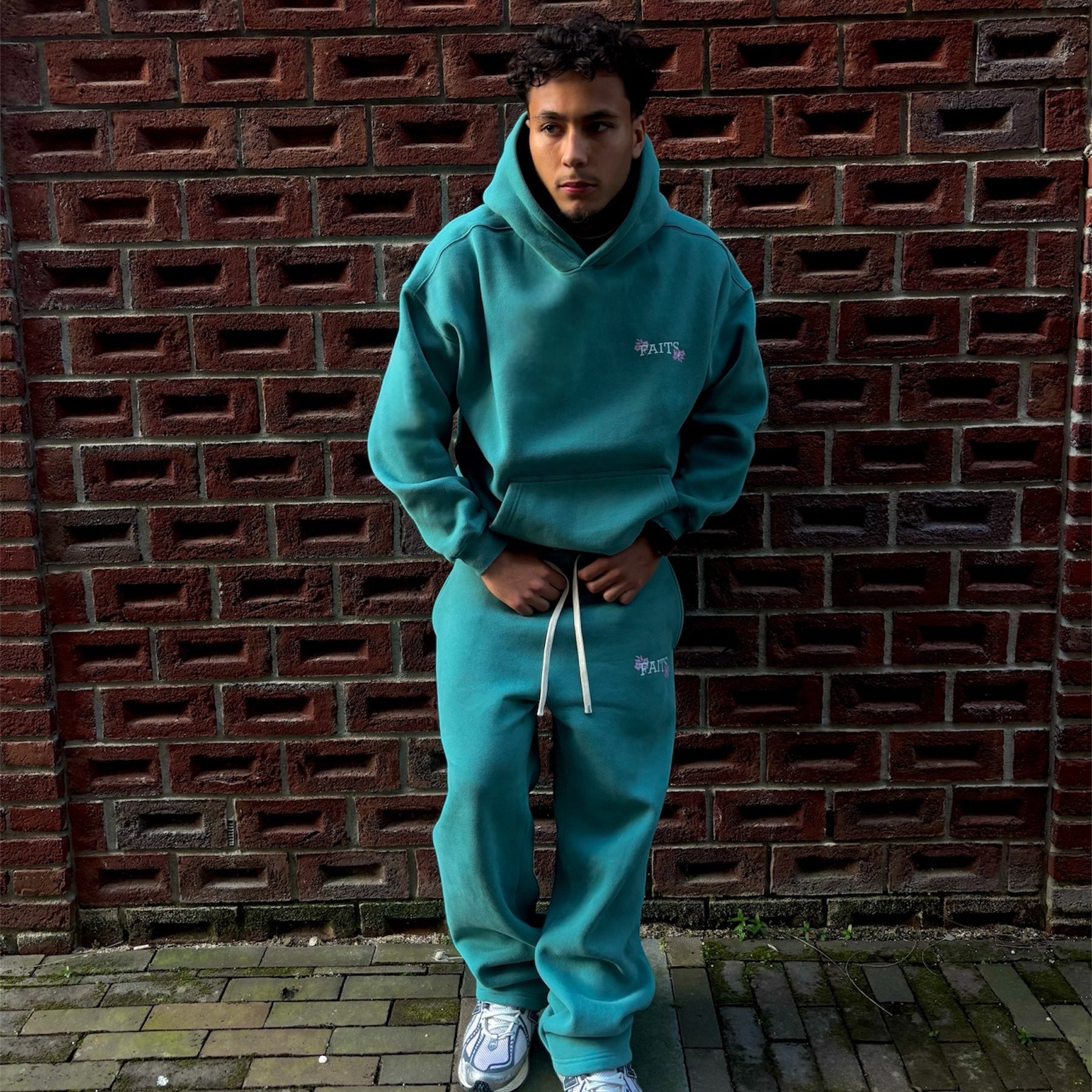 Logo Hoodie Blue