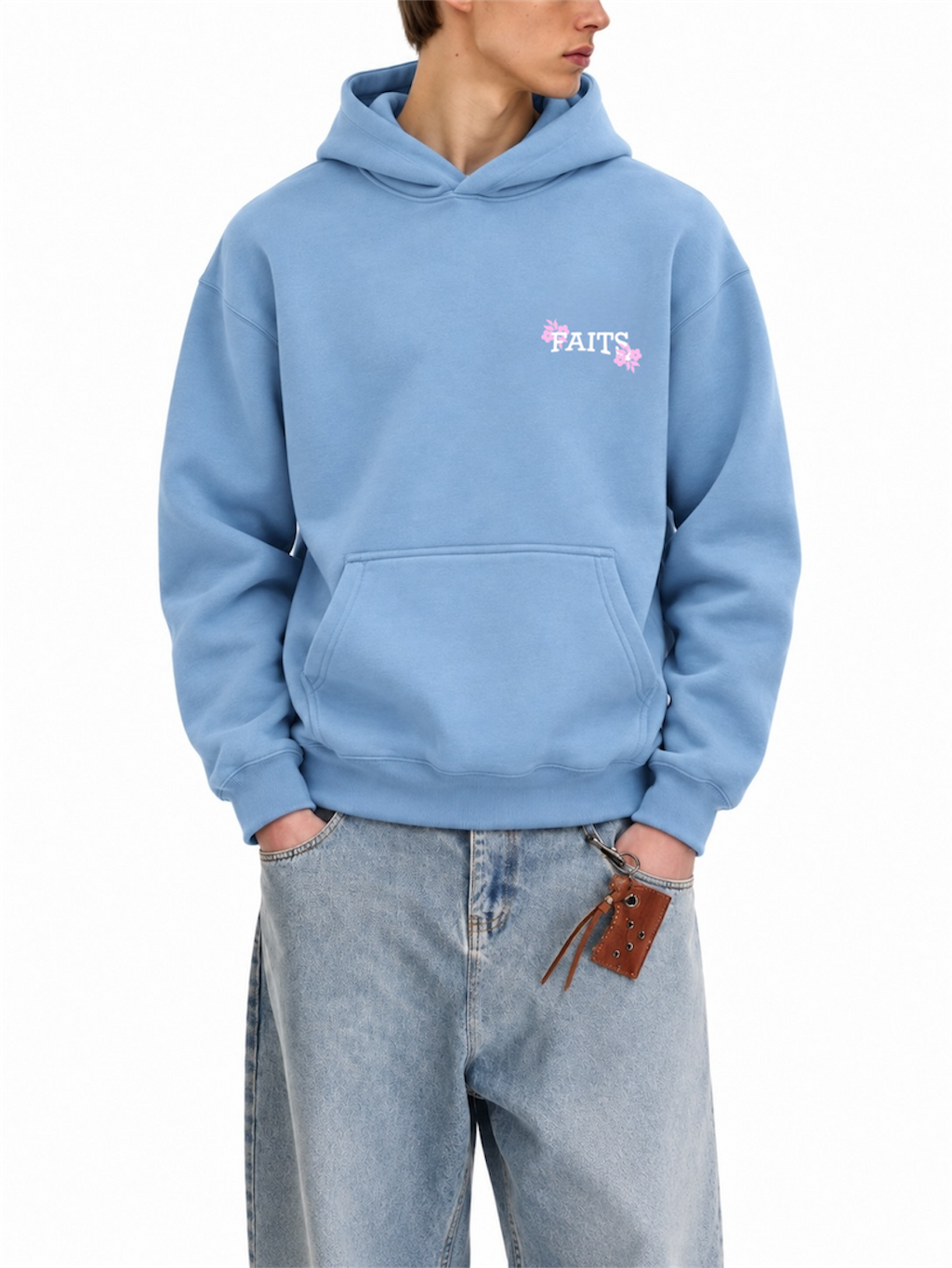 Logo Hoodie Sky Blue