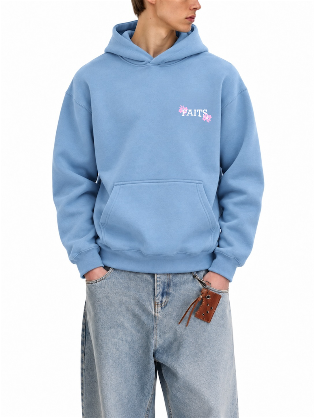 Logo Hoodie Sky Blue